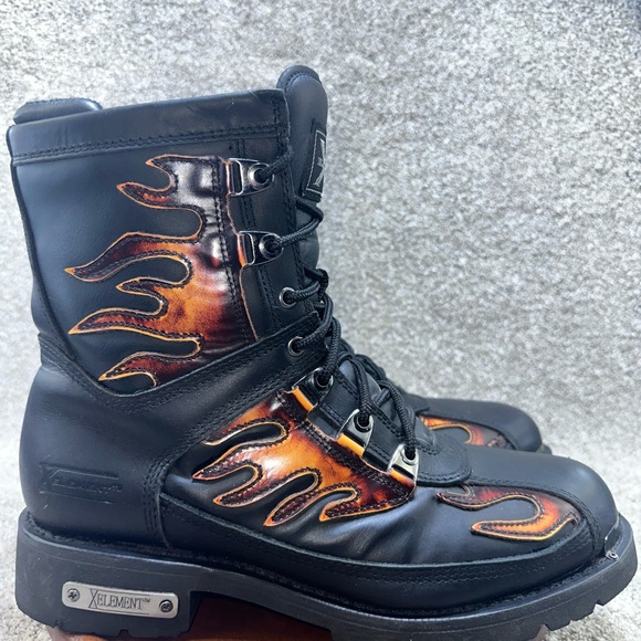 xelement motorcycle boots men’s size 12.5 - Picture 4 of 7